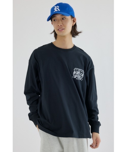 RODEO CROWNS WIDE BOWL(ロデオクラウンズワイドボウル)の「クラウンボール長袖Tシャツ(Tシャツ/カットソー・メンズ・ホワイト/レッド/ブラック・MEDIUM/LARGE)」の10枚目の写真