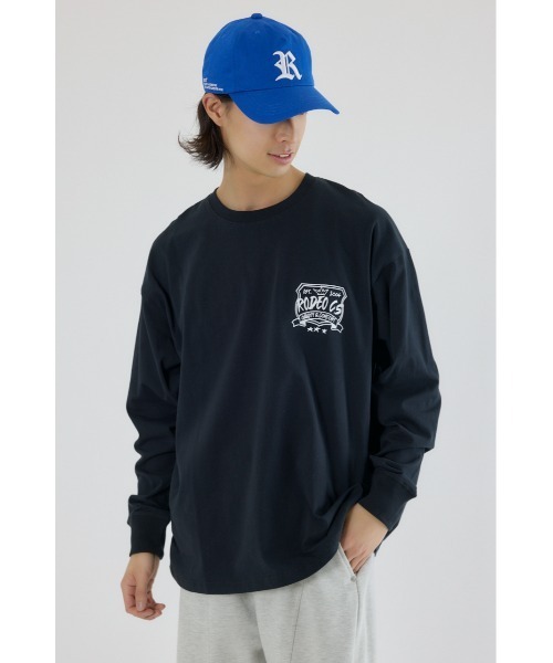 RODEO CROWNS WIDE BOWL(ロデオクラウンズワイドボウル)の「クラウンボール長袖Tシャツ(Tシャツ/カットソー・メンズ・ホワイト/レッド/ブラック・MEDIUM/LARGE)」の11枚目の写真