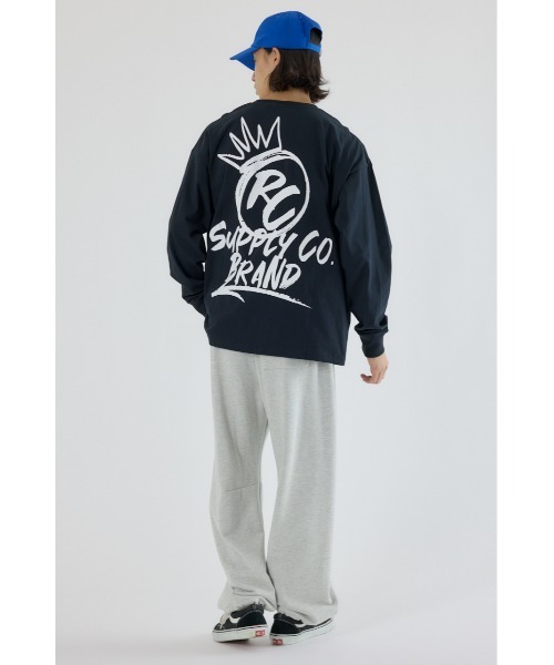 RODEO CROWNS WIDE BOWL(ロデオクラウンズワイドボウル)の「クラウンボール長袖Tシャツ(Tシャツ/カットソー・メンズ・ホワイト/レッド/ブラック・MEDIUM/LARGE)」の13枚目の写真