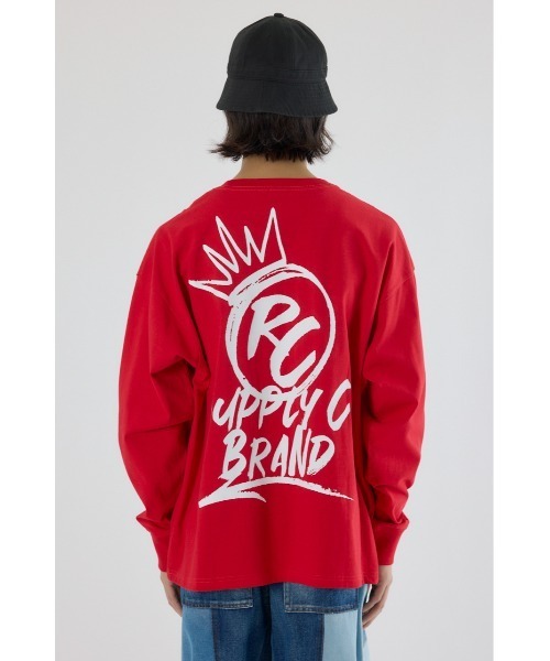 RODEO CROWNS WIDE BOWL(ロデオクラウンズワイドボウル)の「クラウンボール長袖Tシャツ(Tシャツ/カットソー・メンズ・ホワイト/レッド/ブラック・MEDIUM/LARGE)」の22枚目の写真