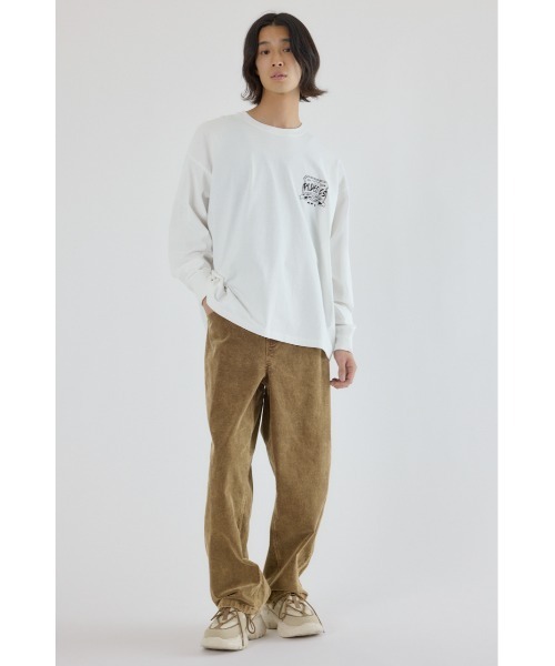 RODEO CROWNS WIDE BOWL(ロデオクラウンズワイドボウル)の「クラウンボール長袖Tシャツ(Tシャツ/カットソー・メンズ・ホワイト/レッド/ブラック・MEDIUM/LARGE)」の7枚目の写真