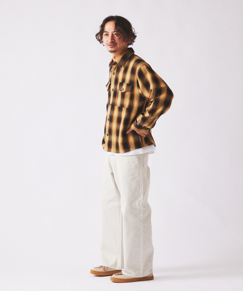 JOURNAL STANDARD relume（ジャーナルスタンダード　レリューム）の「クラフトデニム 13.5oz ワイド ストレート デニム（デニムパンツ・メンズ・ブラック系その他/グレー系その他/ブルー系その他・MEDIUM/LARGE）」の12枚目の写真