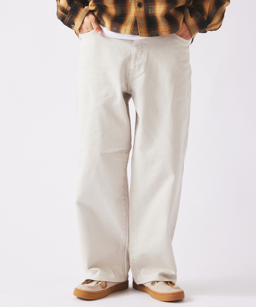 JOURNAL STANDARD relume（ジャーナルスタンダード　レリューム）の「クラフトデニム 13.5oz ワイド ストレート デニム（デニムパンツ・メンズ・ブラック系その他/グレー系その他/ブルー系その他・MEDIUM/LARGE）」の10枚目の写真