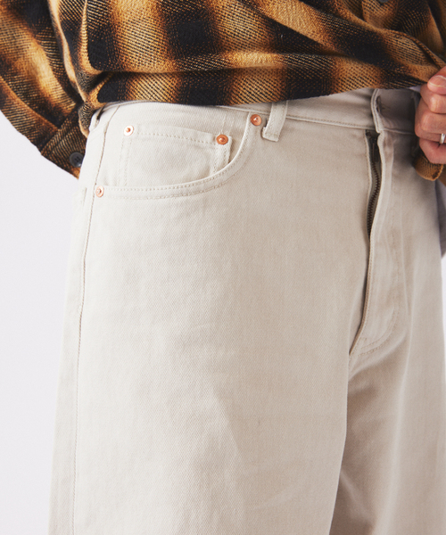 JOURNAL STANDARD relume（ジャーナルスタンダード　レリューム）の「クラフトデニム 13.5oz ワイド ストレート デニム（デニムパンツ・メンズ・ブラック系その他/グレー系その他/ブルー系その他・MEDIUM/LARGE）」の7枚目の写真