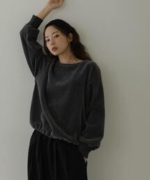 Tシャツ/カットソー（グレー/灰色系・ロング丈）ファッション通販