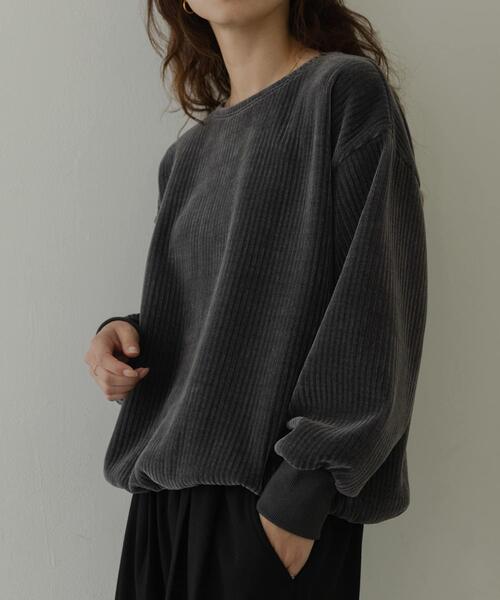 URBAN RESEARCH Sonny Label（アーバンリサーチサニーレーベル）の「モールコーデュロイドロストプルオーバー（Tシャツ/カットソー・レディース・アイボリー/チャコールグレー/ブラウン・FREE）」の10枚目の写真