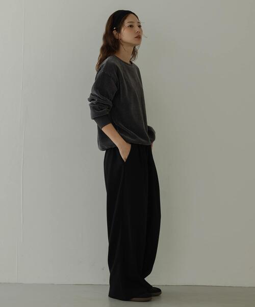 URBAN RESEARCH Sonny Label（アーバンリサーチサニーレーベル）の「モールコーデュロイドロストプルオーバー（Tシャツ/カットソー・レディース・アイボリー/チャコールグレー/ブラウン・FREE）」の15枚目の写真