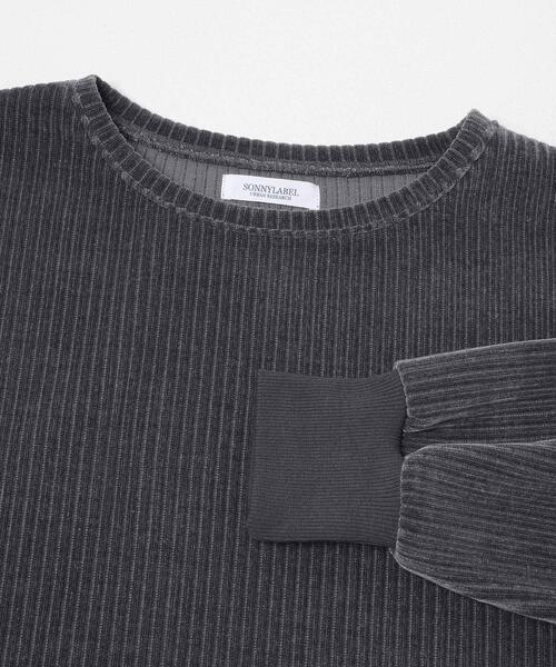 URBAN RESEARCH Sonny Label（アーバンリサーチサニーレーベル）の「モールコーデュロイドロストプルオーバー（Tシャツ/カットソー・レディース・アイボリー/チャコールグレー/ブラウン・FREE）」の18枚目の写真