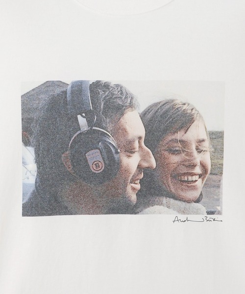 Couture d'adam(クチュールドアダム)の「【COUTURE D'ADAM(クチュール ド アダム)】Jane&Serge at Beach フォトT(Tシャツ/カットソー・レディース・ホワイト・38)」の10枚目の写真