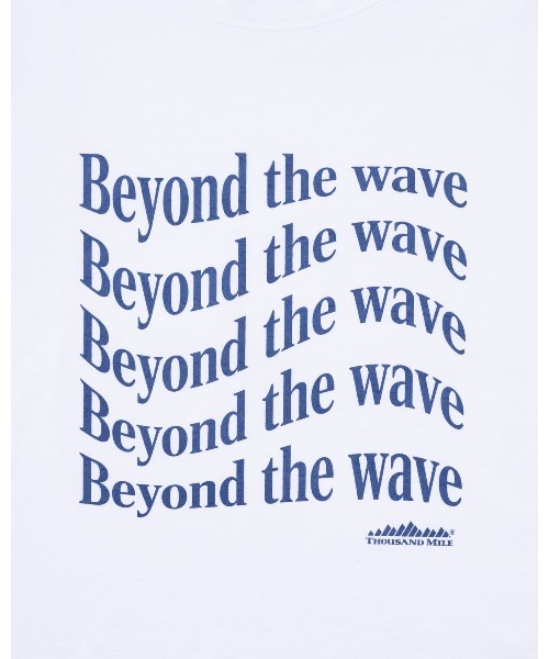 THOUSAND MILE(サウザンドマイル)の「【L's】SHORT SLEEVE COMPACT PRINT T-SHIRT BEYOND LUXELEAF JERSEY/ショートスリーブコンパクトプリントTシャツ(Tシャツ/カットソー・レディース・ホワイト・FREE)」の4枚目の写真