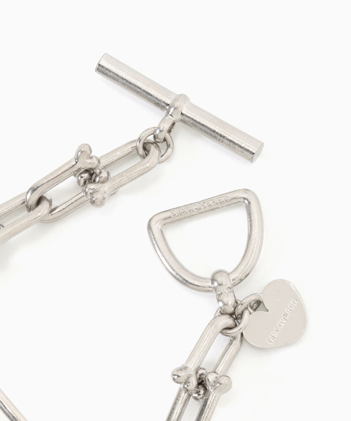 DISCOVERED（ディスカバード）の「DISCOVERED / ディスカバード TIFFABONE BRACELET 02（ブレスレット・メンズ・シルバー・FREE）」の2枚目の写真