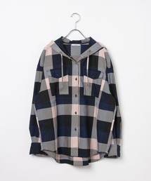 BAYFLOW | [冬から春先まで着用可能]ダブルポケットシャツパーカー(シャツ/ブラウス)