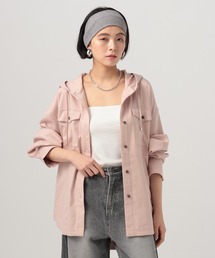 BAYFLOW | [冬から春先まで着用可能]ダブルポケットシャツパーカー(シャツ/ブラウス)