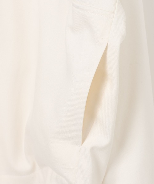 BAYFLOW（ベイフロー）の「[冬から春先まで着用可能]ダブルポケットシャツパーカー（シャツ/ブラウス・レディース・ネイビー/ピンク/オフホワイト・FREE）」の10枚目の写真