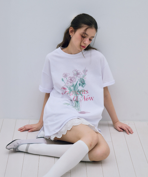 METAPHER(メタファ)の「METフラワーベースDTP半パルティピュアホワイト(Tシャツ/カットソー・レディース・その他・FREE)」の3枚目の写真