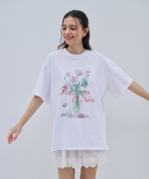 METAPHER(メタファ)の「METフラワーベースDTP半パルティピュアホワイト(Tシャツ/カットソー・レディース・その他・FREE)」の6枚目の写真
