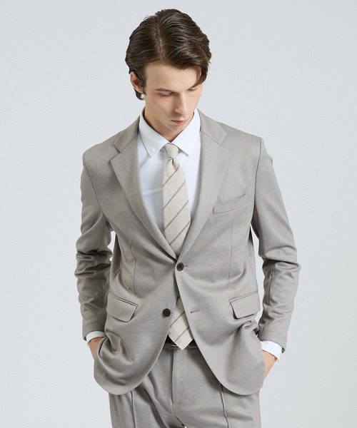 DESIGNWORKS（デザインワークス）の「【26S/S】モクロディージャケット / セットアップ対応 / ストレッチ（テーラードジャケット・メンズ・チャコールグレー/グレイッシュベージュ/ネイビー・44/50/52/46/48）」の12枚目の写真