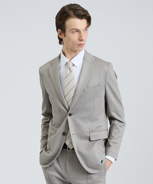 DESIGNWORKS（デザインワークス）の「【26S/S】モクロディージャケット / セットアップ対応 / ストレッチ（テーラードジャケット・メンズ・チャコールグレー/グレイッシュベージュ/ネイビー・44/50/52/46/48）」の11枚目の写真