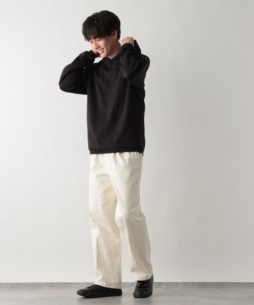 GLOBAL WORK（グローバルワーク）の「リッチクリーンスウェットパーカー/644800（パーカー・メンズ・ブラック/ライトグレー/オフホワイト・LARGE/MEDIUM/SMALL/X-LARGE）」の12枚目の写真