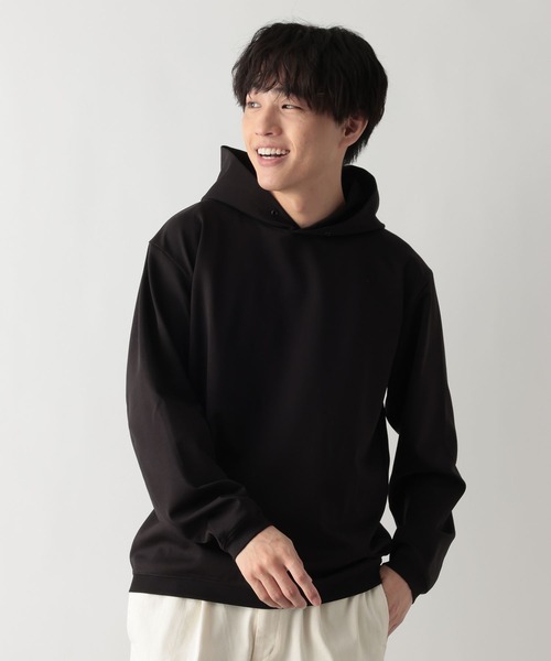 GLOBAL WORK（グローバルワーク）の「リッチクリーンスウェットパーカー/644800（パーカー・メンズ・ブラック/ライトグレー/オフホワイト・LARGE/MEDIUM/SMALL/X-LARGE）」の16枚目の写真