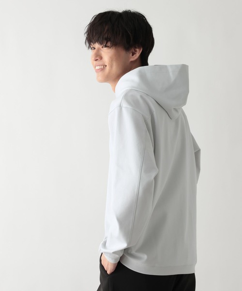 GLOBAL WORK（グローバルワーク）の「リッチクリーンスウェットパーカー/644800（パーカー・メンズ・ブラック/ライトグレー/オフホワイト・LARGE/MEDIUM/SMALL/X-LARGE）」の20枚目の写真