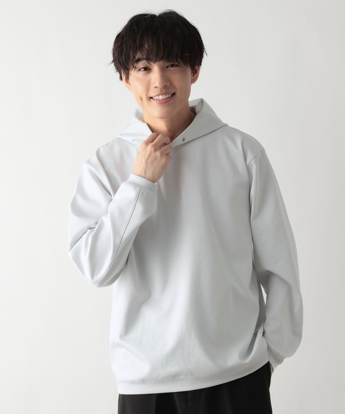 GLOBAL WORK（グローバルワーク）の「リッチクリーンスウェットパーカー/644800（パーカー・メンズ・ブラック/ライトグレー/オフホワイト・LARGE/MEDIUM/SMALL/X-LARGE）」の21枚目の写真