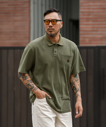 RUGGED HOUSE（ラギッドハウス）の「RG HALF PK-T カーキ（ポロシャツ）」