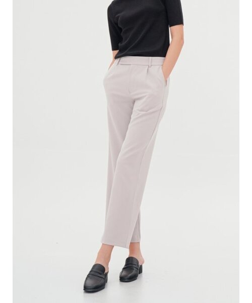 ACUD(アクド)の「Semi Wide Slacks _Beige(スラックス・レディース・ベージュ・L/S/M)」の3枚目の写真