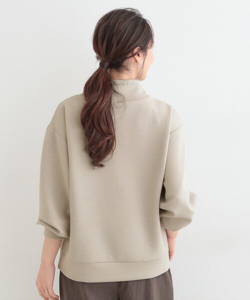 SHOO・LA・RUE(シューラルー)の「なめらかタッチ もちさら 大人のためのパーカ風トップス(Tシャツ/カットソー・レディース・チャコールグレー/ナチュラル/ピンク・02/01/04/03)」の9枚目の写真