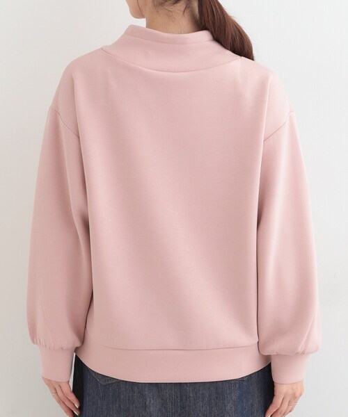 SHOO・LA・RUE(シューラルー)の「なめらかタッチ もちさら 大人のためのパーカ風トップス(Tシャツ/カットソー・レディース・チャコールグレー/ナチュラル/ピンク・02/01/04/03)」の18枚目の写真