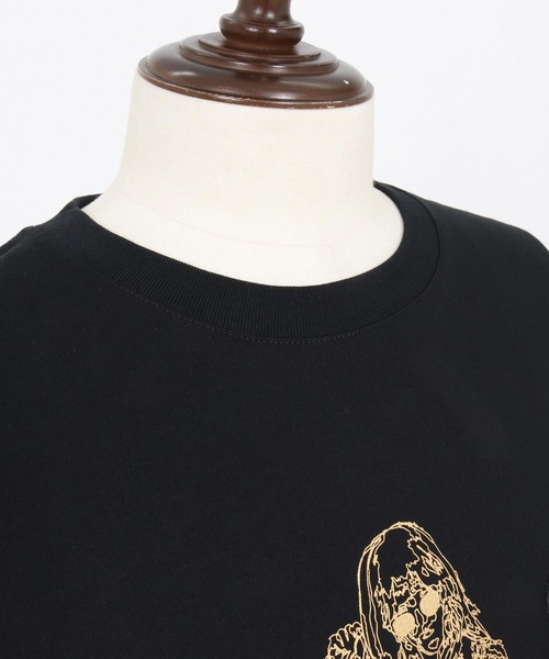 seventy seven(セブンティセブン)の「mt10178-middle onz S-S fine box t-shirt (77lady2) Tシャツ(7726S250)(Tシャツ/カットソー・メンズ・ブラック/ホワイト×ブラック/ホワイト×ピンク・XL/L/M/S)」の22枚目の写真