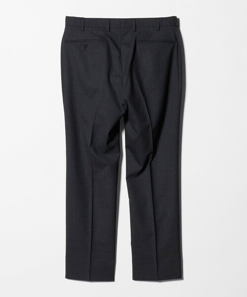 green label relaxing（グリーンレーベルリラクシング）の「TW メランジ トロピカル スタンダード スラックス -ウォッシャブル・ストレッチ・ウエストアジャスター-（スラックス・メンズ・ダークグレー/ブラック/グレー系・L/S/M/XL）」の4枚目の写真