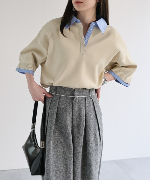 model:162cm 着用サイズ：F