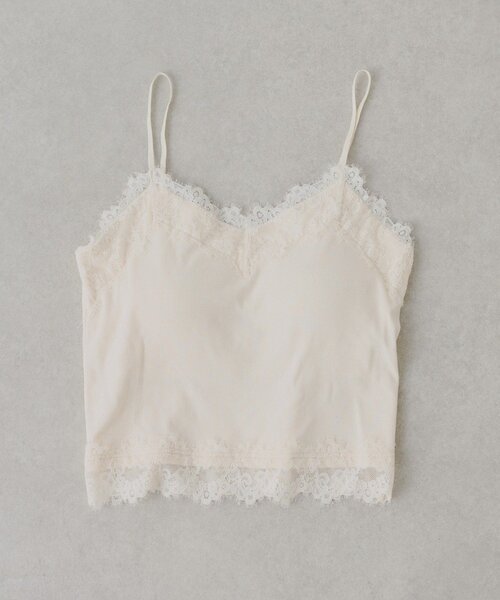 Chico(チコ)の「カップ付き総レースキャミ(キャミソール・レディース・ホワイト系その他3/アイボリー・FREE)」の1枚目の写真