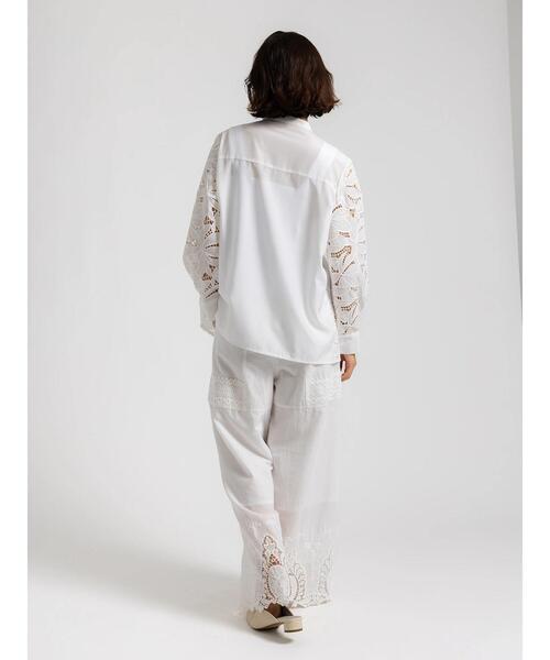 Te chichi(テチチ)の「【Atelier ChouChou】スカラップヘムコットンイージーパンツ(その他パンツ・レディース・オフホワイト・F)」の5枚目の写真