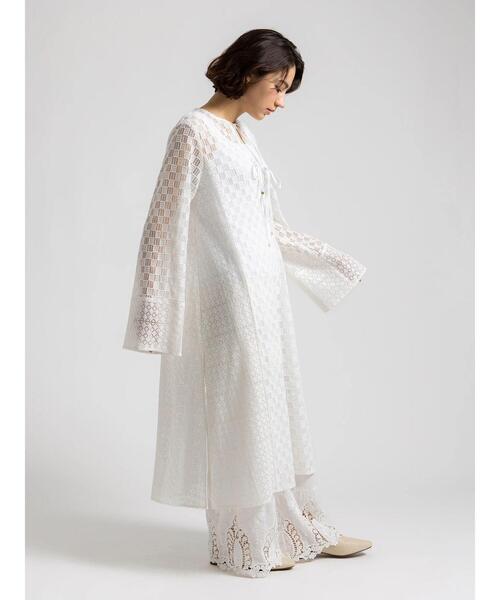 Te chichi(テチチ)の「【Atelier ChouChou】スカラップヘムコットンイージーパンツ(その他パンツ・レディース・オフホワイト・F)」の20枚目の写真