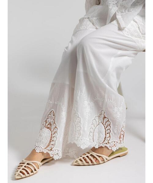 Te chichi(テチチ)の「【Atelier ChouChou】スカラップヘムコットンイージーパンツ(その他パンツ・レディース・オフホワイト・F)」の21枚目の写真