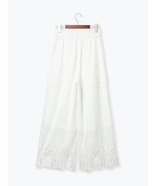 Te chichi(テチチ)の「【Atelier ChouChou】スカラップヘムコットンイージーパンツ(その他パンツ・レディース・オフホワイト・F)」の22枚目の写真