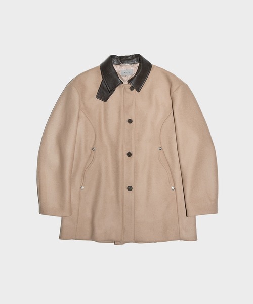 CONZ(コンズ)の「SHORT ZIP UP COAT(その他アウター・レディース・ブラック/ベージュ・1/2)」の15枚目の写真