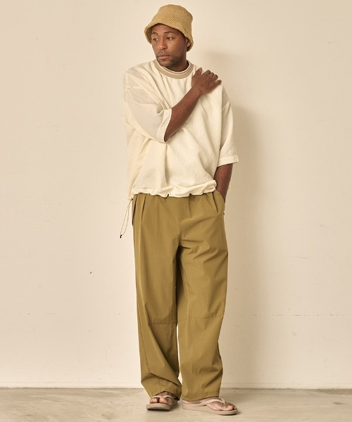 Kelen(ケレン)の「mp14640- WINNIE STRETCH CURVE TROUSER ストレッチカーブトラウザーパンツ(KLM26SPT1156)(その他パンツ・メンズ・ブラック/オリーブ/ライトグレー・38/40/42)」の6枚目の写真