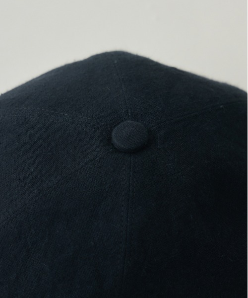 Nine Tailor(ナインテイラー)の「【Nine Tailor × kuros’別注品】リネンキャップ 日本製 ユニセックス(キャップ・メンズ・オフホワイト/ブラック・FREE)」の21枚目の写真