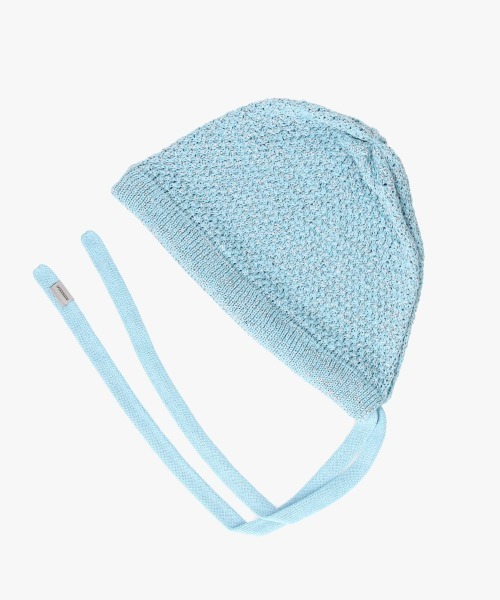 OVERRIDE（オーバーライド）の「OVERRIDE  KNIT LACE BONNET BEANIE SGP / オーバーライド（ニットキャップ/ビーニー・レディース・ブラック/ブルー/ホワイト・57~59cm）」の20枚目の写真