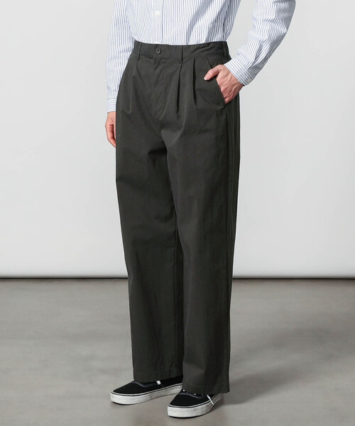 DANTON（ダントン）の「DANTON | コットンナイロンツイル 2タックワイドイージーパンツ MEN（その他パンツ・メンズ・チャコール/ネイビー・42/44/40）」の14枚目の写真