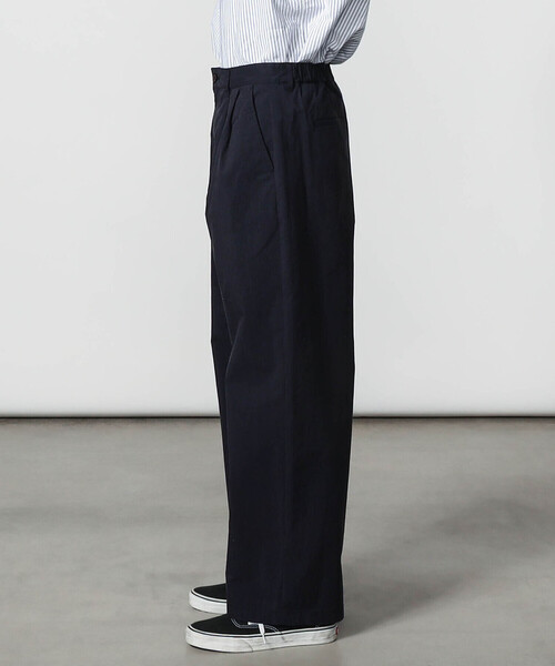 DANTON（ダントン）の「DANTON | コットンナイロンツイル 2タックワイドイージーパンツ MEN（その他パンツ・メンズ・チャコール/ネイビー・42/44/40）」の17枚目の写真