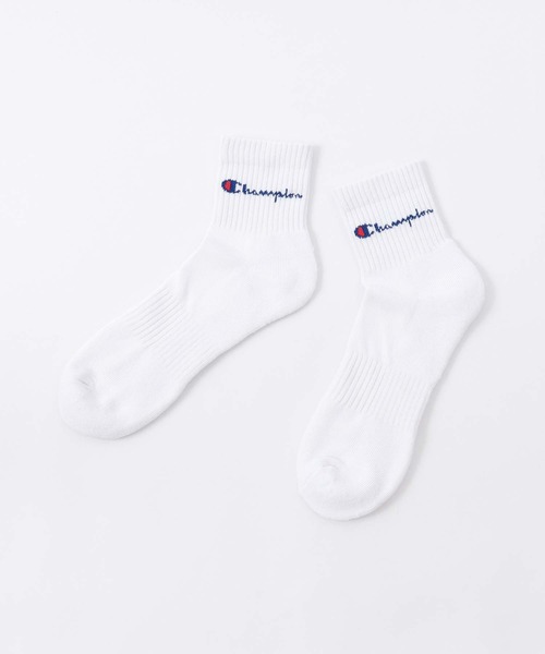 Champion（チャンピオン）の「【3足セット】Champion レディース メンズ スクリプトロゴ 消臭糸使用 足底パイル アーチサポート ショート丈 ソックス  92897503（ソックス/靴下・メンズ・その他3/その他2/ブラック・S/L/M）」の13枚目の写真