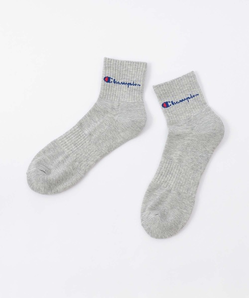 Champion（チャンピオン）の「【3足セット】Champion レディース メンズ スクリプトロゴ 消臭糸使用 足底パイル アーチサポート ショート丈 ソックス  92897503（ソックス/靴下・メンズ・その他3/その他2/ブラック・S/L/M）」の14枚目の写真