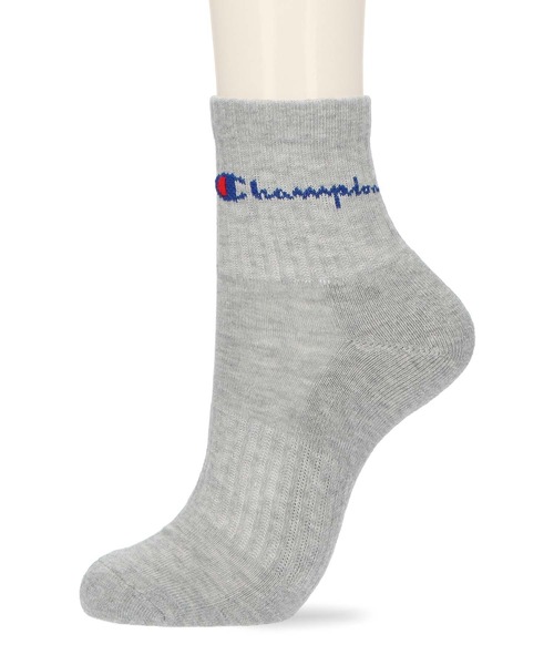 Champion（チャンピオン）の「【3足セット】Champion レディース メンズ スクリプトロゴ 消臭糸使用 足底パイル アーチサポート ショート丈 ソックス  92897503（ソックス/靴下・メンズ・その他3/その他2/ブラック・S/L/M）」の8枚目の写真