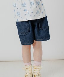 Boribon | フリルポケットショートパンツ(デニムパンツ)
