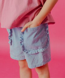 Boribon（ボリボン）の「フリルポケットショートパンツ（デニムパンツ）」