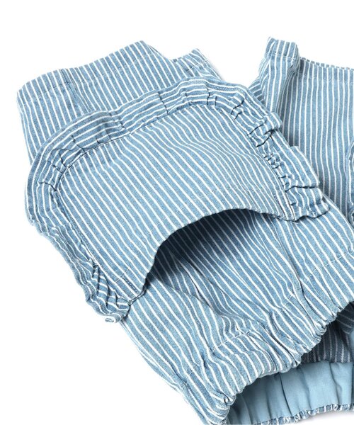 Boribon（ボリボン）の「フリルポケットショートパンツ（デニムパンツ・キッズ・ネイビー/ストライプ・80/90/100/110/120）」の14枚目の写真